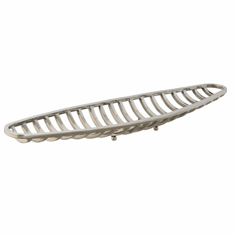 Tafeldecoratie Home ESPRIT Zilverkleurig Modern Verchroomd 51 x 12 x 6 cm 1