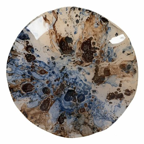 Tafeldecoratie Blauw Bruin 29 x 29 x 5 cm 5