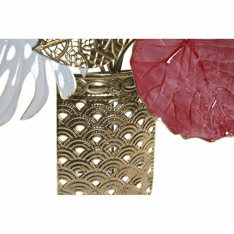 Wanddecoratie DKD Home Decor Metaal Blommor (66 x 13 x 74 cm) 3