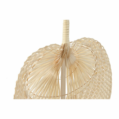 Wanddecoratie Home ESPRIT Lichtbruin Natuurlijk Waaier Tropisch (4 Onderdelen) 4