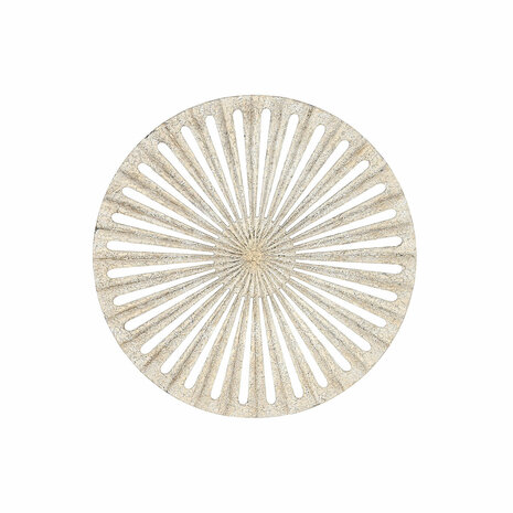 Wanddecoratie Home ESPRIT Wit Gouden Neoklassiek 91 x 3 x 91 cm 1