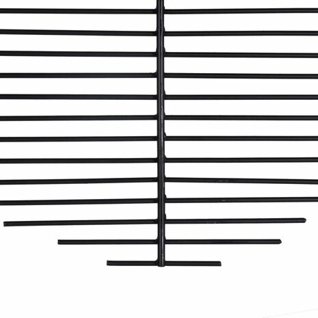 Wanddecoratie Kristal Zwart Metaal 5
