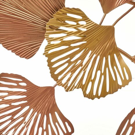 Wanddecoratie Koper Gouden Ijzer Blommor 100 x 4 x 48 cm 2