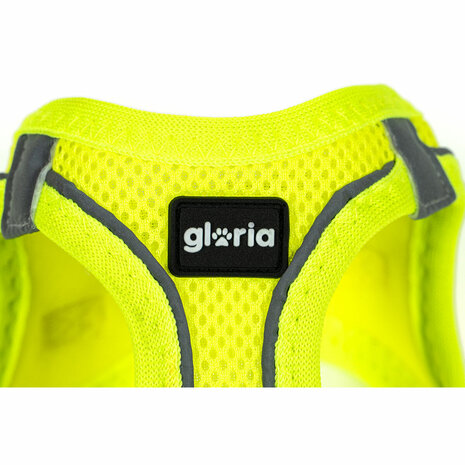 Hondentuigje Gloria Trek Star 32,8-35,4 cm 45-47 cm Geel M 3