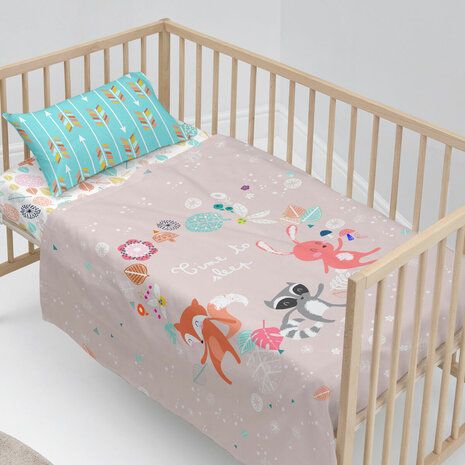 Beddengoedset HappyFriday Moshi Moshi Fantasy Multicolour Wieg voor baby&apos;s 2 Onderdelen 2