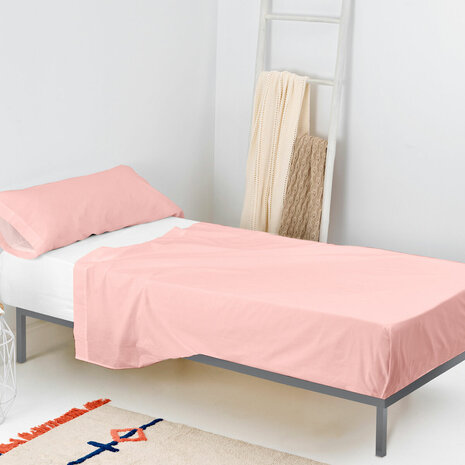 Beddengoedset HappyFriday BASIC KIDS Licht Roze Bed van 80/90 2 Onderdelen 2