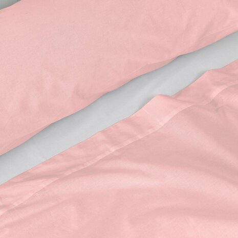 Beddengoedset HappyFriday BASIC KIDS Licht Roze Bed van 105 2 Onderdelen 3