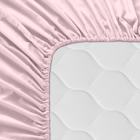 Onderlaken HappyFriday BASIC KIDS Licht Roze 60 x 120 x 14 cm 5