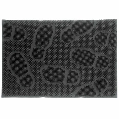 Deurmat Pin Mat Zwart Natuurlijk rubber 60 x 40 cm 1