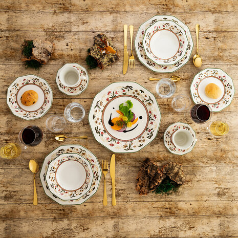 Serviesset Queen´s By Churchill Assam Multicolour Keramisch 12 Onderdelen 2