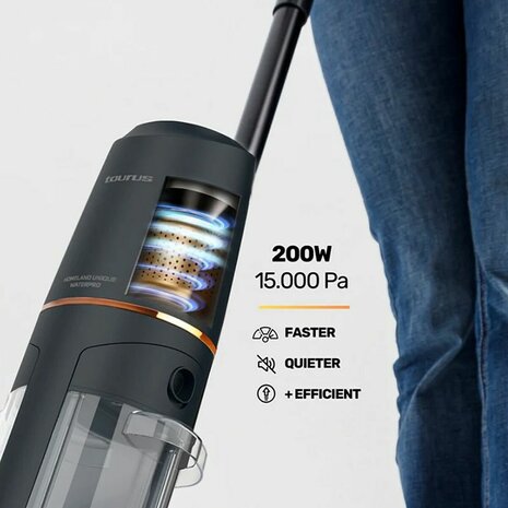Steelstofzuiger Taurus EST9489290L 200 W 3
