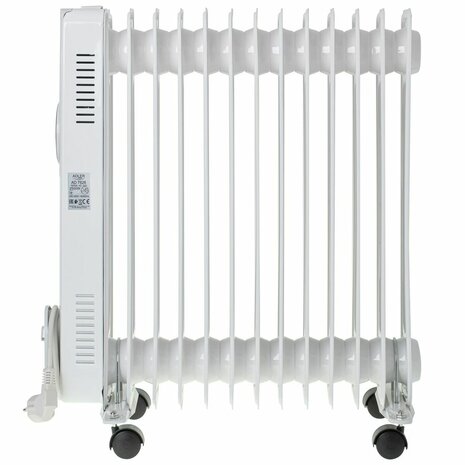 Olieradiator Adler AD 7826 Wit 2500 W 3