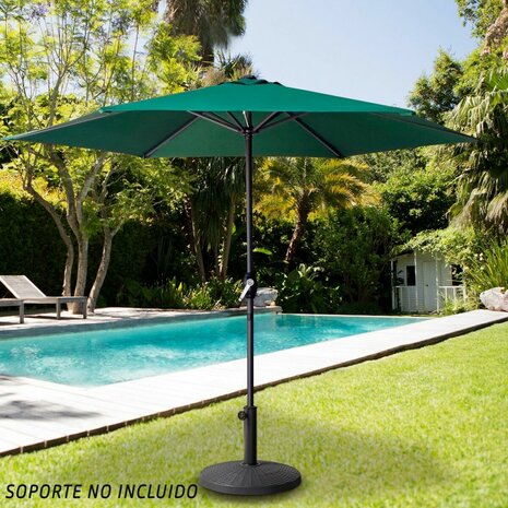 Parasol Aktive 300 x 245 x 300 cm Groen Ø 300 cm 2