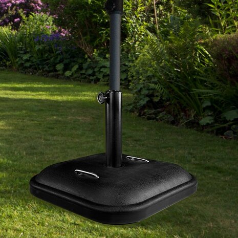 Parasolvoet Aktive Zwart 100 % Polyethyleen 48 x 34 x 48 cm 2