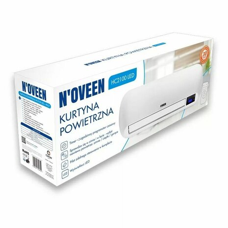 Keramische Splitverwarming voor tegen de Muur N&apos;oveen HC2100                          Wit 2000 W 2