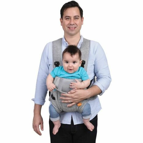 Draagzak voor baby&apos;s Dreambaby Oxford Grijs + 3 jaar 15 kg 5