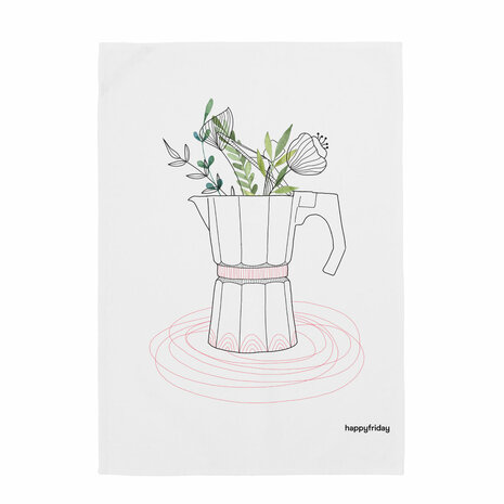 Keukendoek HappyFriday Breakfast Multicolour 70 x 50 cm (2 Stuks) 2