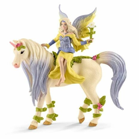 Actiefiguur Schleich  Fairy will be with the Flower Unicorn Modern 1