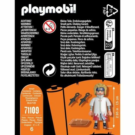 Actiefiguur Playmobil Minato 6 Onderdelen 4