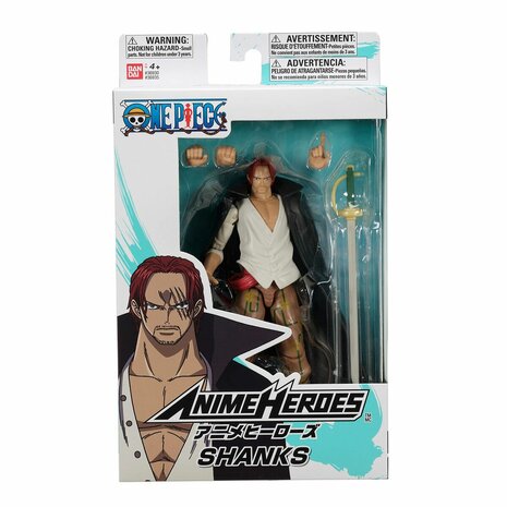Actiefiguur One Piece Bandai Anime Heroes: Shanks 17 cm 8