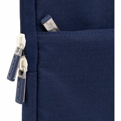 Laptophoes Milan Serie1918 Marineblauw 13" 34,5 x 26 x 2,5 cm 4