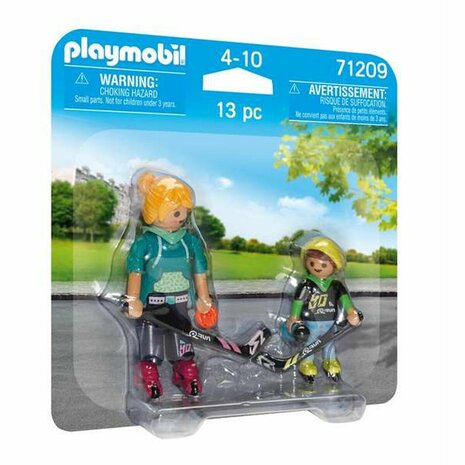Playset Playmobil 71209 13 Onderdelen Hockeyspeler Duo 1