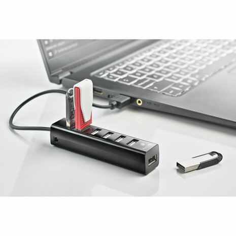 USB-HUB NGS IHUB7 TINY Zwart 3