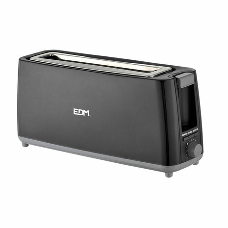 Broodrooster EDM Black Design Lang 900 W 2