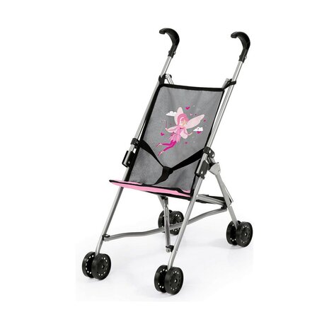 Poppenwagen Reig Paraplu Grijs Fee 1