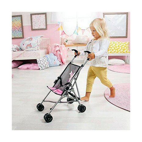 Poppenwagen Reig Paraplu Grijs Fee 5