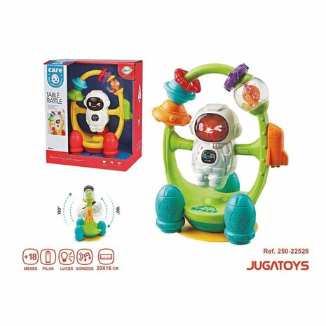 Interactief Speelgoed voor Baby&apos;s Licht Geluid Draaiend Ruimtevaarder 20 x 16 cm 3
