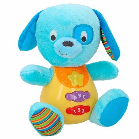 Knuffel met Geluid Winfun Hond 15,5 x 16,5 x 11,5 cm (6 Stuks) 2