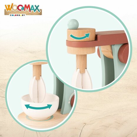 Speelgoed mixer Woomax 10 x 18 x 17 cm (6 Stuks) 3