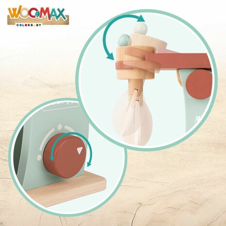 Speelgoed mixer Woomax 10 x 18 x 17 cm (6 Stuks) 4