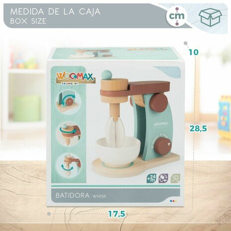 Speelgoed mixer Woomax 10 x 18 x 17 cm (6 Stuks) 7