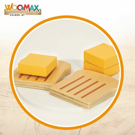 Speelgoed broodrooster Woomax 10 Onderdelen 18,5 x 12,5 x 7,5 cm (4 Stuks) 3