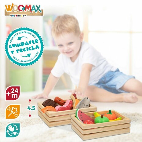 Speelgoedeten Woomax 12 Onderdelen (4 Stuks) 5