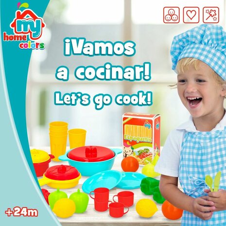 Speelgoedeten Colorbaby Huishouden en kookgerei 31 Onderdelen (6 Stuks) 5