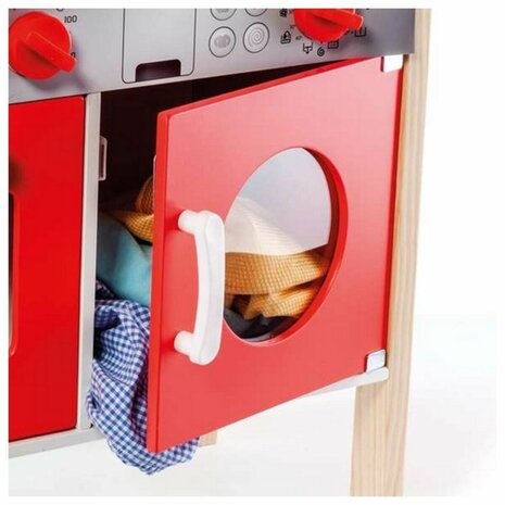 Speelgoedkeuken Moltó 21292 Hout Rood (10 pcs) 6