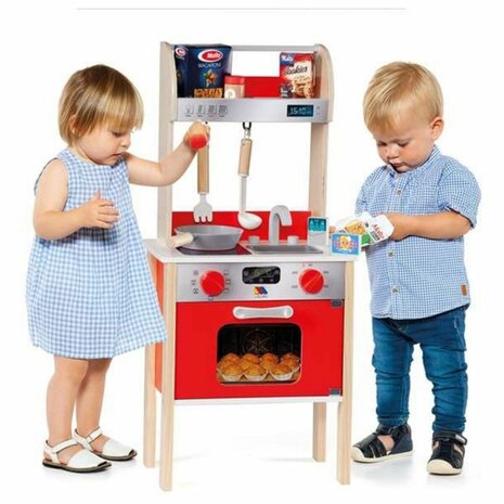 Speelgoedkeuken Moltó 21293 Hout Rood (10 pcs) 4