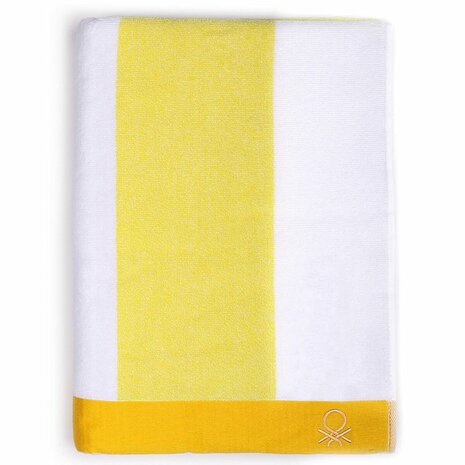 Strandhanddoek Benetton BE041 Geel 160 x 90 cm (90 x 160 cm) 2