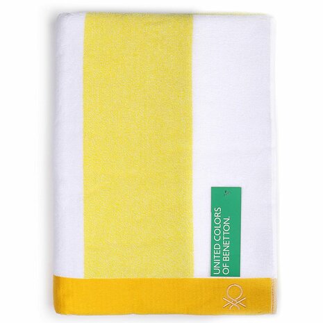 Strandhanddoek Benetton BE041 Geel 160 x 90 cm (90 x 160 cm) 4