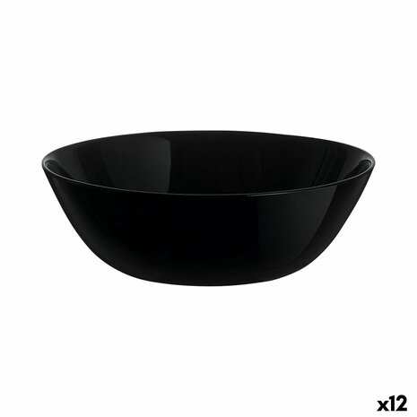 Aperitiefschaaltje Luminarc Zelie Negro Zwart Glas (12 Stuks) 1