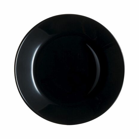 Dessertbord Luminarc Zelie Negro Zwart Glas Ø 18 cm (12 Stuks) 5