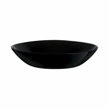 Diep bord Luminarc Zelie Negro Zwart Glas Ø 20 cm (12 Stuks) 6