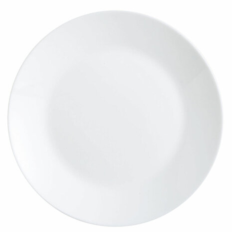 Dinerbord Luminarc Zelie Wit Glas Ø 25 cm (12 Stuks) 6