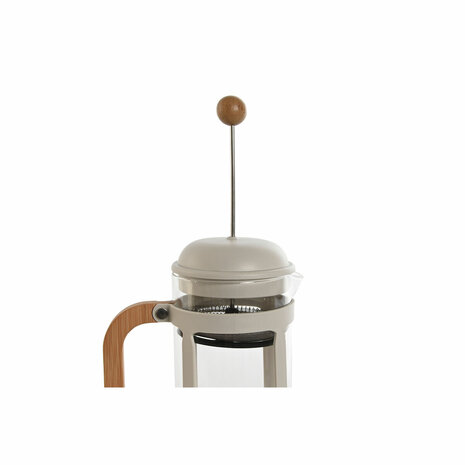 Cafetière Home ESPRIT Wit Natuurlijk Roestvrij staal 800 ml 15 x 10 x 22 cm 2