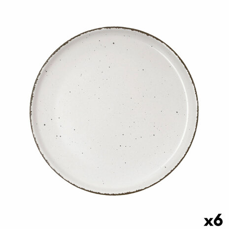 Dinerbord Quid Duna Beige Keramisch 26,5 x 2,8 cm (6 Stuks) 1