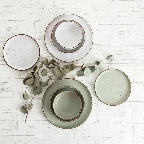 Dinerbord Quid Duna Beige Keramisch 26,5 x 2,8 cm (6 Stuks) 4