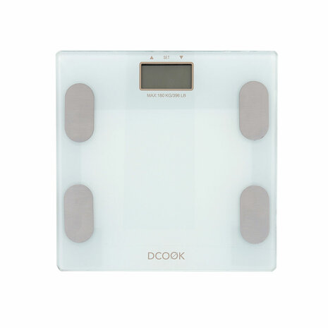 Digitale Personenweegschaal Dcook Gallery Wit Plastic (6 Stuks) 6